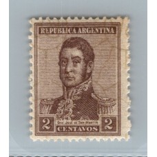 ARGENTINA 1922 GJ 559a ESTAMPILLA VARIEDAD FILIGRANA CON IMPRESION INVERTIDA NUEVA MINT MUY RARA U$ 45